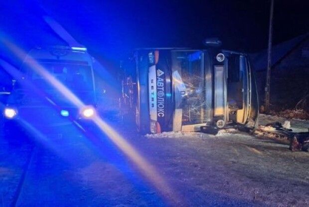 У Польщі перекинувся автобус з українцями