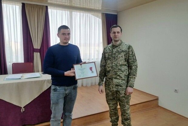 Захиснику з Волині вручили високу нагороду