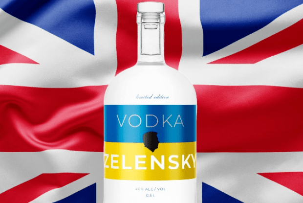 У Швейцарії випустили горілку Vodka Zelensky для допомоги Україні