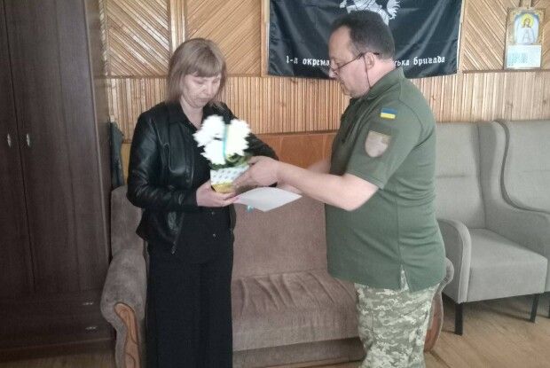 Дружині полеглого Героя з Волині вручили його посмертну державну відзнаку