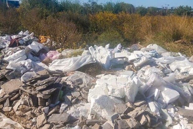У Луцькому районі виявили стихійне сміттєзвалище: на сільську раду чекає перевірка (фото)