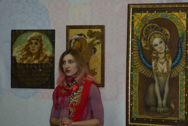 У Волинській науковій бібліотеці відкрилася виставка картин «З давнини»