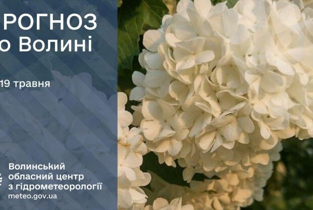Якою буде погода сьогодні  на Волині
