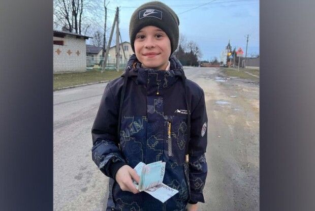 На Волині син зниклого Героя збирав гроші на велосипед, а віддав на ЗСУ