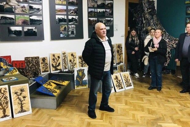 У Луцьку відкрили виставку з уламків снарядів та ракет
