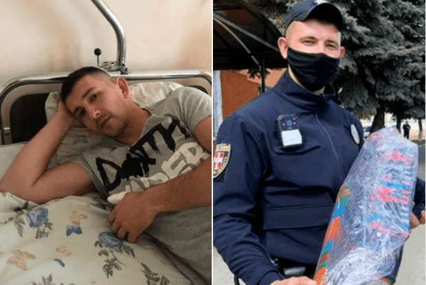 На Волині поліцейський прикрив своїм тілом напарницю і сам потрапив у реанімацію