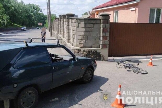 У Рівному водій «Таврії» здійснив наїзд на 14-літнього велосипедиста (Фото)