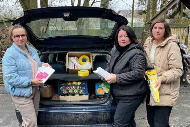 Працівники Волинського парку передали підтримку захиснику зі Світязя