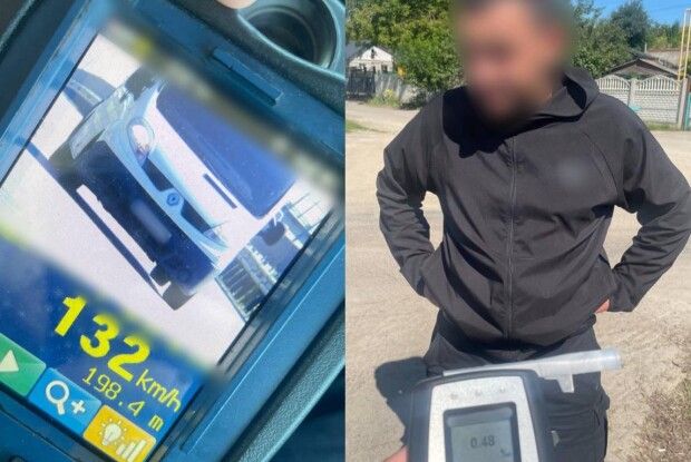 На Рівненщині водій влаштував перегони з патрульними