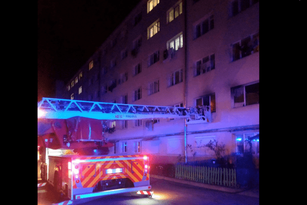 Пожежа в обласному центрі Волині: рятувальники евакуювали трьох дорослих та підлітка