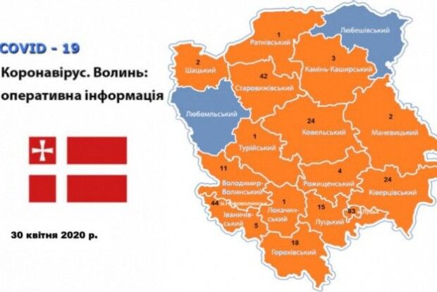 Любешівська райдержадміністрація інформує про 4 випадки коронавірусу, в області звітують: район «чистий» від вірусів
