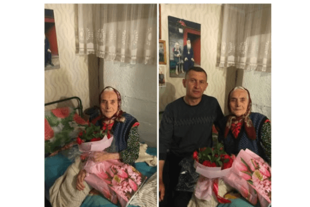 У громаді на Волині привітали довгожительку з 95-річчям