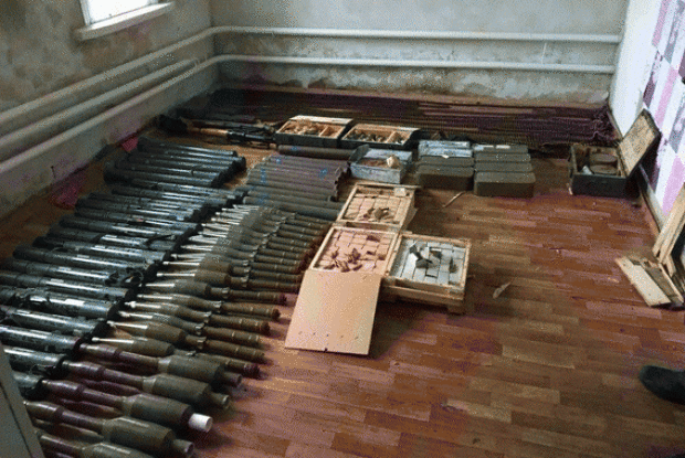 У будинку пенсіонерки знайшли вражаючий арсенал