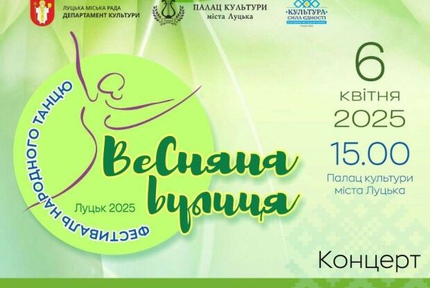 Найкращі колективи народного танцю з різних куточків України виступлять у волинському місті