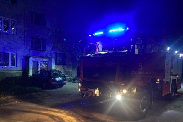 На Волині вночі горіла квартира