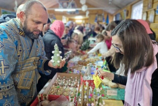 У Луцьку маленькі парафіяни приймали участь у благодійному ярмарку