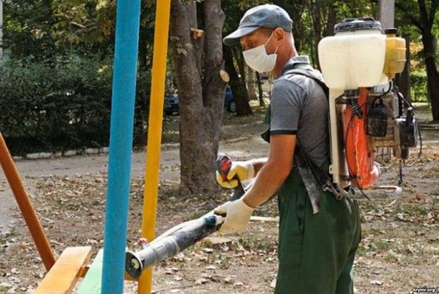 На півночі Криму стався новий хімічний викид