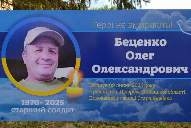 У громаді на Волині освятили банер загиблому Герою (Фото)