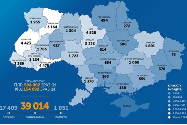 Волинь і далі залишається серед «коронавірусних» лідерів