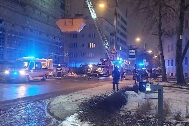 У Польщі українець впав з висоти на будівництві 100-метрового хмарочоса 