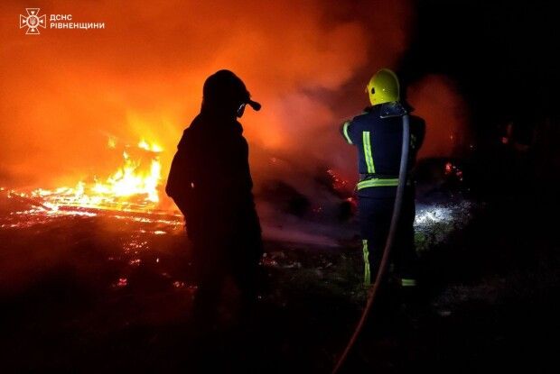 Заграву із поліського села Борове було видно здалека