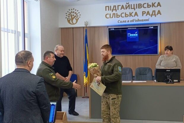 Волинянину вручили почесну відзнаку за особисту мужність і героїзм