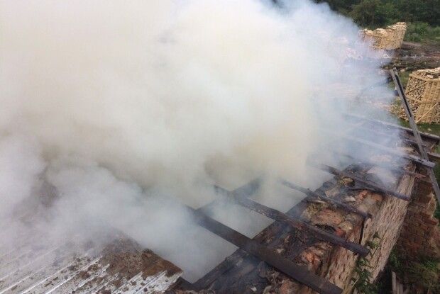 В селі на Рівненщині горіло господарство