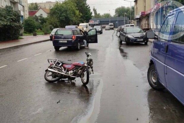 На Волині сталася ДТП за участю мотоцикліста (Фото)