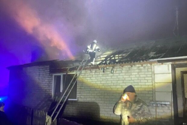 У колишньому райцентрі на Волині сталася велика пожежа