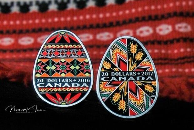 Випустили монету у формі писанки