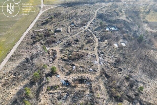 У Луцькому районі виявили звалище побутових відходів