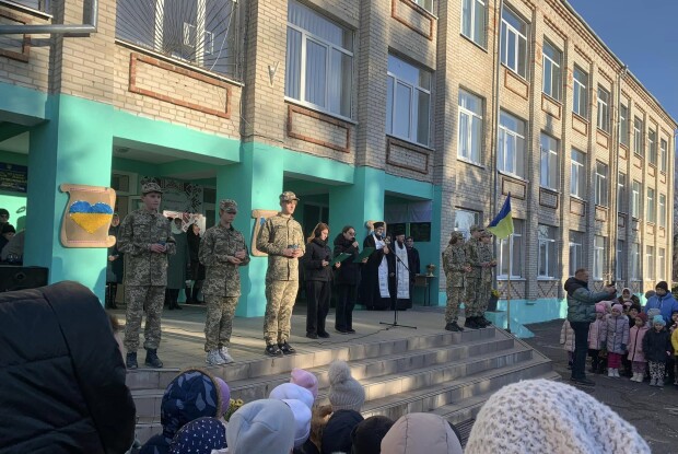 У Луцькому районі відкрили меморіальні дошки в пам'ять про полеглих Героїв