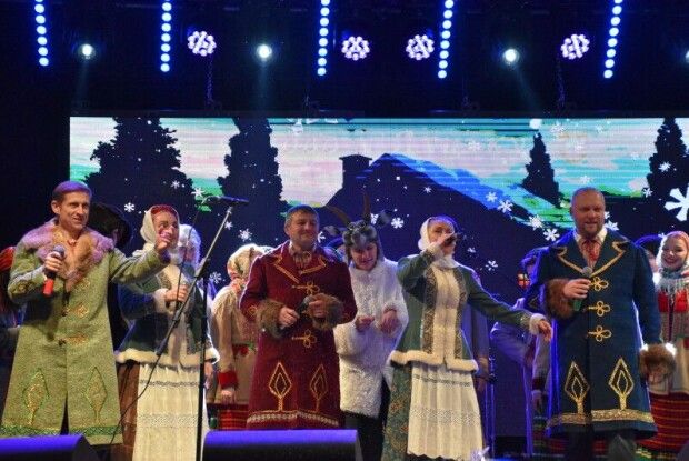 Лучани розважалися під час «Зіркової коляди»