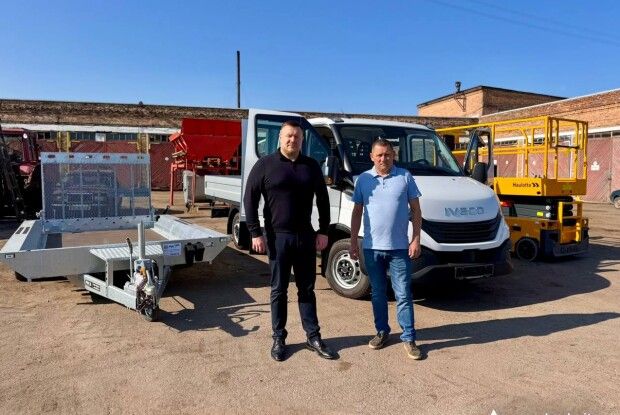 Наймолодшому місту на Волині німці подарували нову техніку