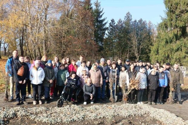 Волиняни висадили 100 червонолистих дубів на знак пам'яті та надії