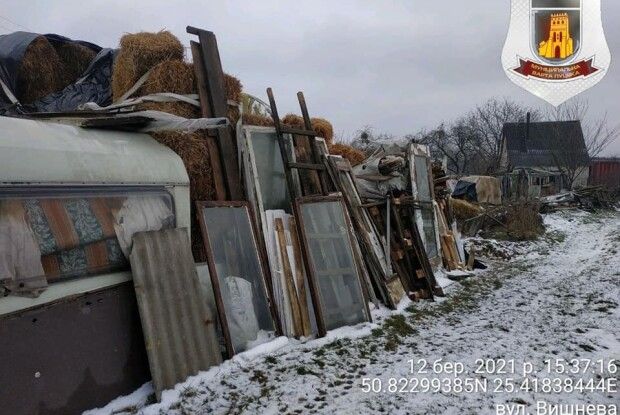 На Волині оштрафують жителя Жабки, який влаштував свинство на вулиці Вишневій (Фото)
