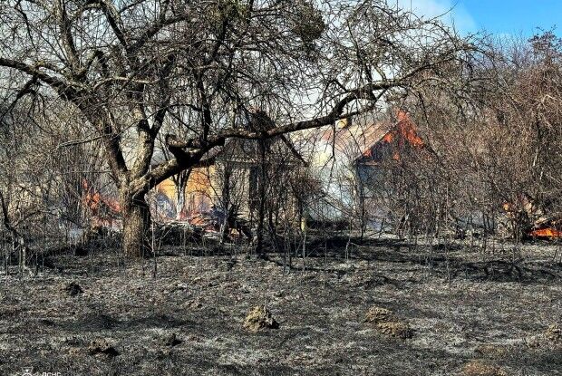 На Волині вітер підхопив полум’я і підпалив людську оселю