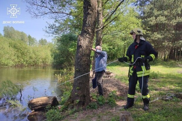 У Луцькому районі на водоймі врятували людину 