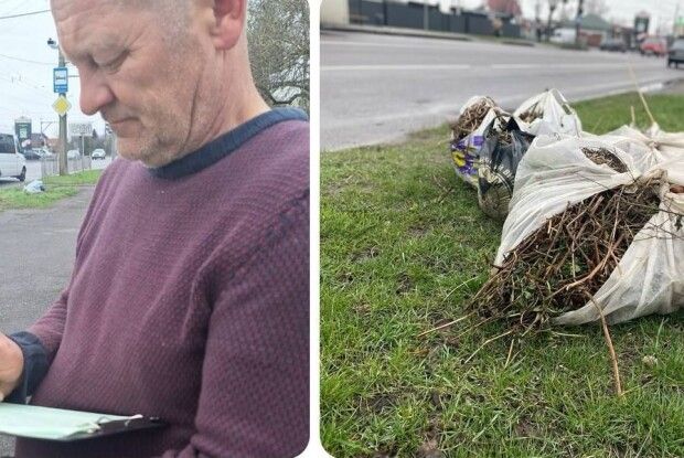 У Луцьку склали протокол на любителя засмічувати дороги