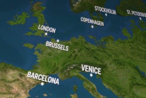 Вчені показали, як виглядатиме Земля, якщо розтануть всі льодовики (Відео)