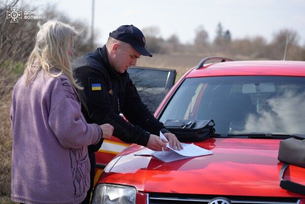 На Волині упіймали підпалювачку сухої трави