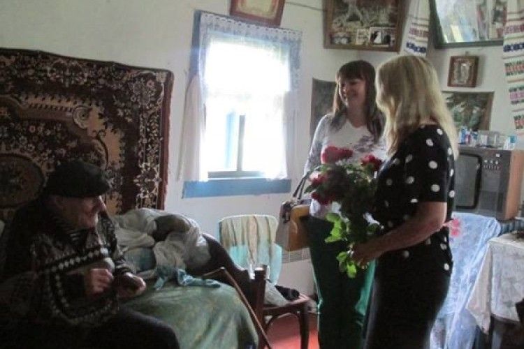 Поліський довгожитель відзначив поважний 100-літній ювілей