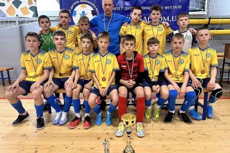 Юні маневиччани – бронзові призери чемпіонату України з футзалу