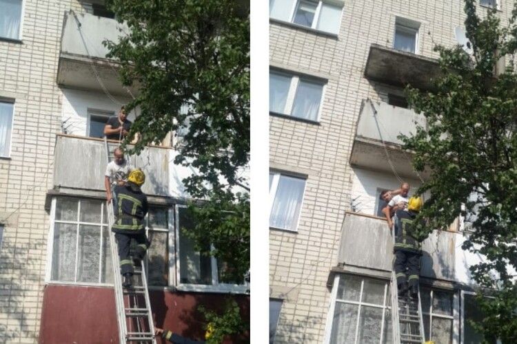 Мешканець Костополя випав з балкона третього поверху і зачепився на другому