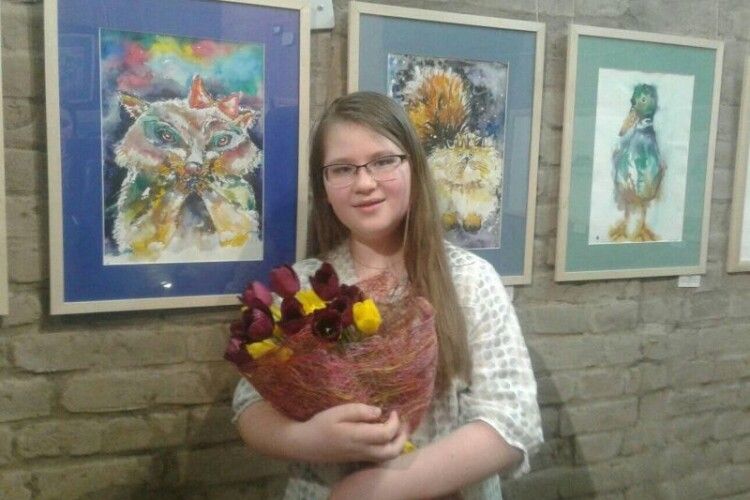 10-річна чернівецька художниця вже створила 300 чудових акварелей