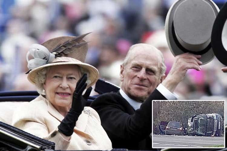 97–річний принц Філіп за кермом Land Rover потрапив в аварію