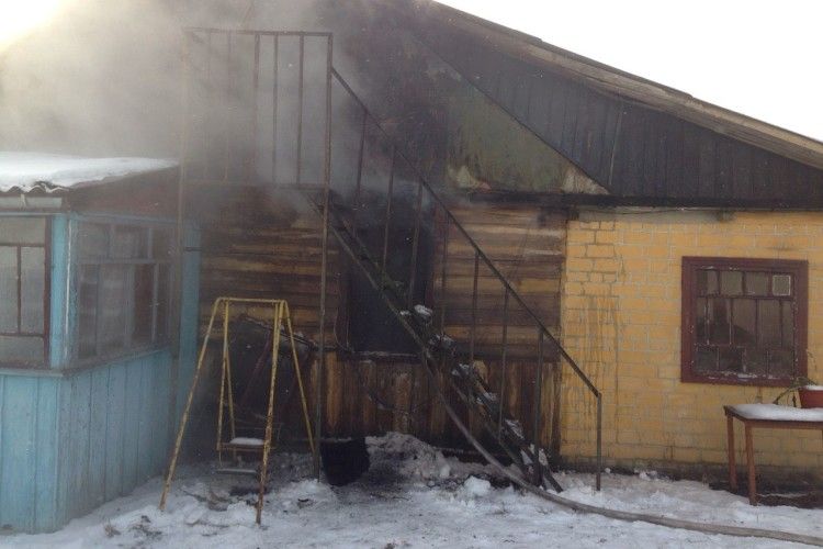 На Рівненщині селянин згорів у власному будинку