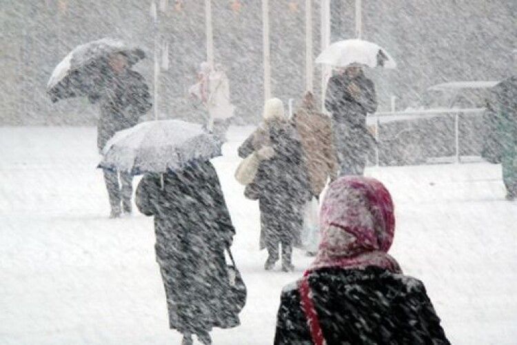 Погода на п'ятницю, 21 січня: волинянам обіцяють трохи снігу, ожеледицю, місцями хуртовини