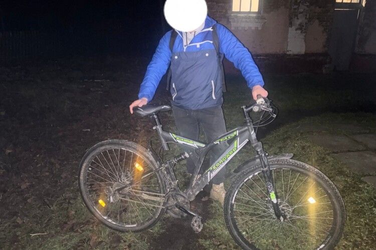 На Волині поліцейські оперативно знайшли загублений велосипед