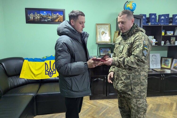Сину загиблого Героя з Волині вручили його посмертну нагороду